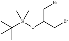 Silane, [2-bromo-1-(bromomethyl)ethoxy](1,1-dimethylethyl)dimethyl- Struktur