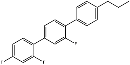 2′,2′′,4′′′-Trifluor-4-propyl-1,1′:4′,1′′-terphenyl Struktur