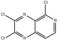 Pyrido[3,4-b]pyrazine, 2,3,5-trichloro- Struktur