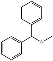 Benzene, 1,1'-[(methylthio)methylene]bis- Struktur