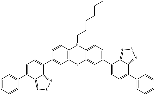 Phenothiazine-benzothiadiazole Struktur