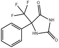 5-phenyl-5-(trifluoromethyl)imidazolidine-2,4-dione Struktur