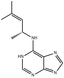 N(6)-(1,3-dimethyl-2-butenyl)adenine Struktur