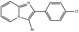 3-Bromo-2-(4-chlorophenyl)imidazo[1,2-a]pyridine Struktur