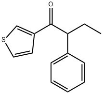 2-Phenyl-1-(thiophen-3-yl)butan-1-one Struktur