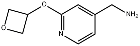 4-Pyridinemethanamine, 2-(3-oxetanyloxy)- Struktur