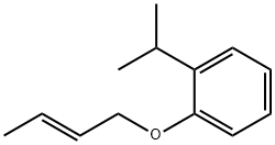 Benzene, 1-(2-butenyloxy)-2-(1-methylethyl)-, (E)- (9CI) Struktur