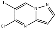 5-chloro-6-fluoropyrazolo[1,5-a]pyrimidine Struktur