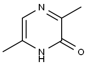 2(1H)-Pyrazinone, 3,6-dimethyl- Struktur