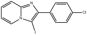 2-(4-Chlorophenyl)-3-iodoimidazo[1,2-a]pyridine Struktur