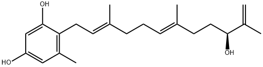 17-Hydroxy-18-dehydroneogrifolin Struktur