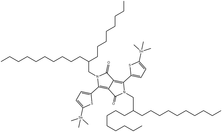 DPP-C8C12-2Sn Struktur