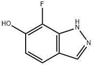 1H-Indazol-6-ol, 7-fluoro- Struktur