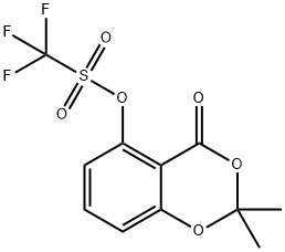 Methanesulfonic acid, 1,1,1-trifluoro-, 2,2-dimethyl-4-oxo-4H-1,3-benzodioxin-5-yl ester