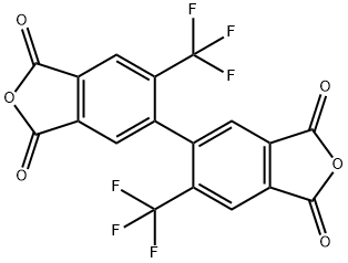 [5,5'-Biisobenzofuran]-1,1',3,3'-tetrone, 6,6'-bis(trifluoromethyl)- Struktur