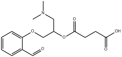 Des(ethylphenyl-3-methoxy)-2-formylsarpogrelate Struktur