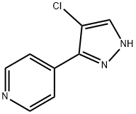 4-(4-chloro-1H-pyrazol-3-yl)pyridine Struktur