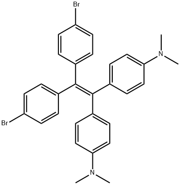 [1,1-bis(4-N,N-dimethylphenyl)-2,2-bis(4-bromophenyl)]ethylene Struktur