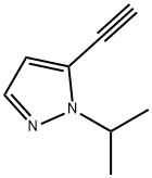 5-ethynyl-1-(propan-2-yl)-1H-pyrazole Struktur