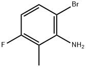 Benzenamine, 6-bromo-3-fluoro-2-methyl- Struktur