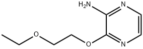 2-Pyrazinamine, 3-(2-ethoxyethoxy)- Struktur