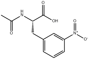 Phenylalanine, N-acetyl-3-nitro- Struktur