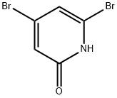 2(1H)-Pyridinone, 4,6-dibromo- Struktur