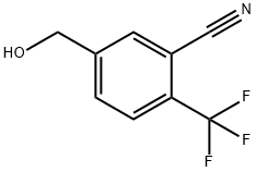 Benzonitrile, 5-(hydroxymethyl)-2-(trifluoromethyl)- Struktur