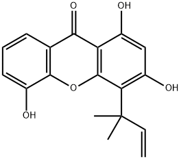 Pancixanthone A Struktur