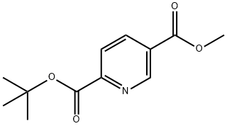 2-tert-butyl 5-methyl pyridine-2,5-dicarboxylate Struktur