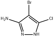 1H-Pyrazol-3-amine, 4-bromo-5-chloro- Struktur