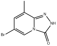 6-bromo-8-methyl-2H,3H-[1,2,4]triazolo[4,3-a]pyridin-3-one Struktur