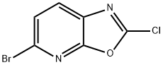 Oxazolo[5,4-b]pyridine, 5-bromo-2-chloro- Struktur