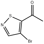 1-(4-Bromo-isothiazol-5-yl)-ethanone Struktur