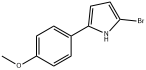 2-Bromo-5-(4-methoxyphenyl)-1H-pyrrole Struktur