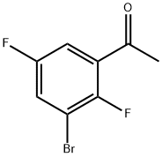 Ethanone, 1-(3-bromo-2,5-difluorophenyl)- Struktur