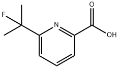 6-(2-fluoropropan-2-yl)picolinic acid Struktur