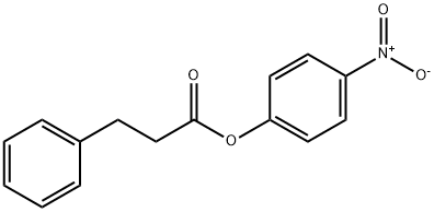 4-nitrophenyl β-phenylpropionate Struktur