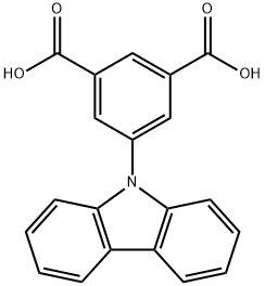 5-(9H-carbazol-9-yl)isophthalic acid Struktur