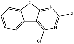 Benzofuro[2,3-d]pyrimidine, 2,4-dichloro- Struktur