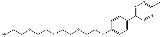 Methyltetrazine-PEG4-Amine Struktur