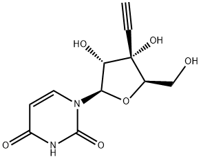 3'-beta-C-Ethynyluridine Struktur