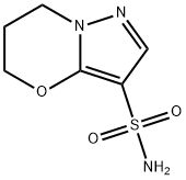 5H,6H,7H-pyrazolo[3,2-b][1,3]oxazine-3-sulfonamide Struktur