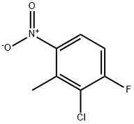 Benzene, 2-chloro-1-fluoro-3-methyl-4-nitro- Struktur