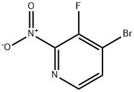 Pyridine, 4-bromo-3-fluoro-2-nitro- Struktur