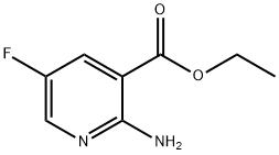 Ethyl 2-amino-5-fluoronicotinate Struktur