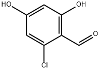 Benzaldehyde, 2-chloro-4,6-dihydroxy- Struktur