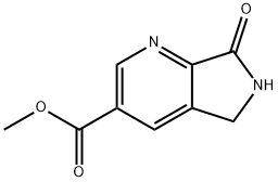 methyl 7-oxo-5H,6H,7H-pyrrolo[3,4-b]pyridine-3-carboxylate Struktur