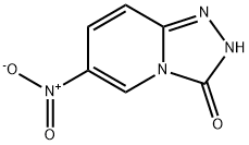 6-nitro-2H,3H-[1,2,4]triazolo[4,3-a]pyridin-3-one Struktur