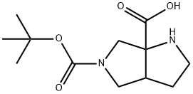 5-(Tert-Butoxycarbonyl)Octahydropyrrolo[3,4-B]Pyrrole-6A-Carboxylic Acid(WX111879) Struktur